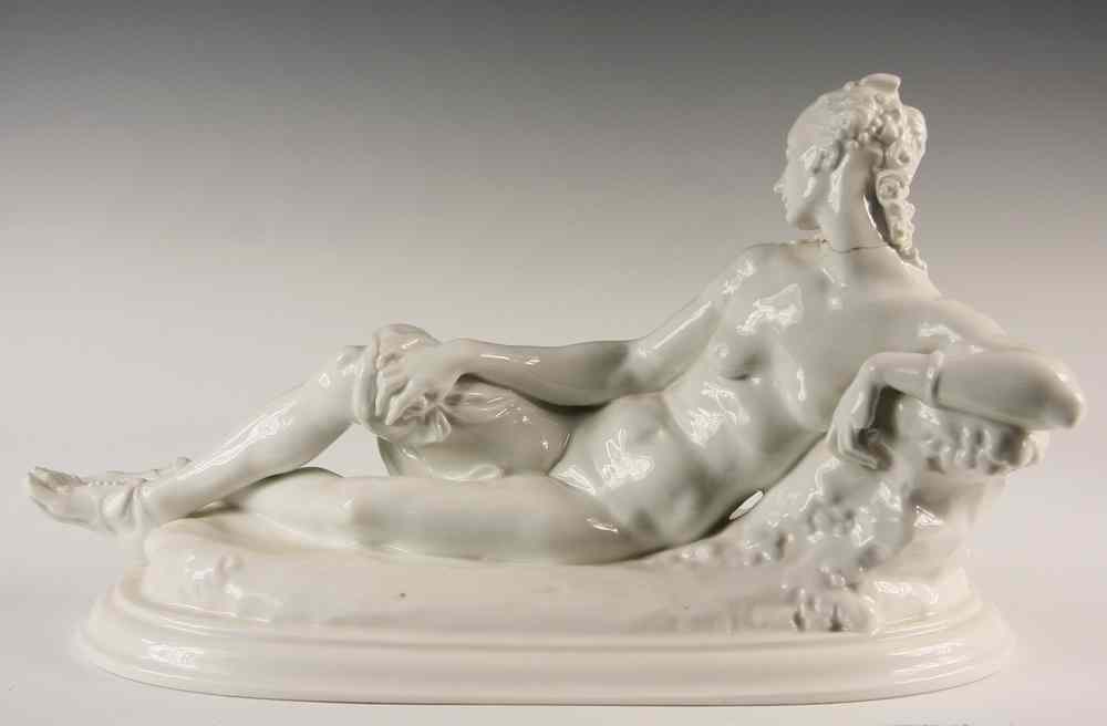 Appraisal: BLANC DE CHINE FIGURE - KPM Porcelain Blanc de Chine