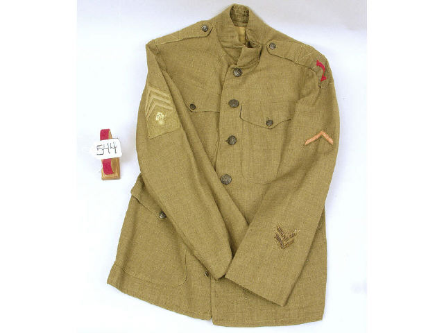 Appraisal: WWI US Army NCO Blouse Shows st NF DIIV Unit