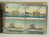 Appraisal: POSTCARD ALBUM - Approx - steamboats including of the USS