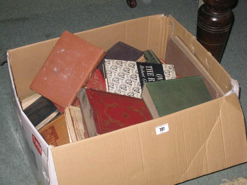 Appraisal: Box of books