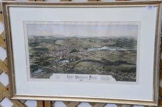 Appraisal: Lucien R Burleigh hand colored lithograph East Douglas Mass marked