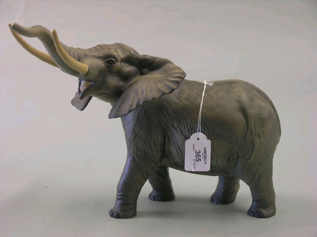 Appraisal: A Beswick elephant model no Connoisseur Series satin-matt