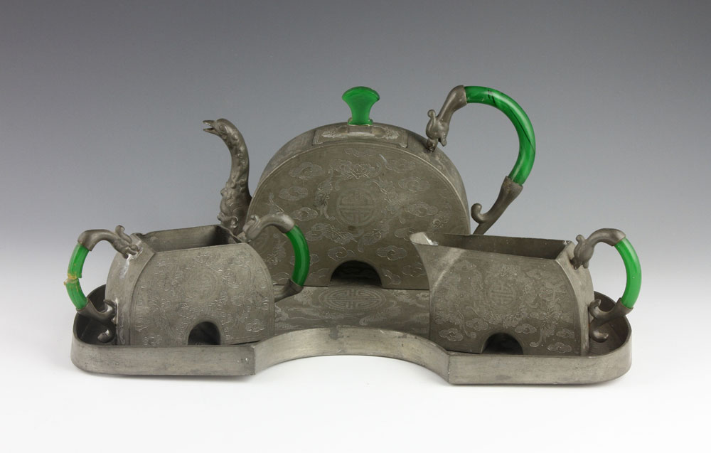 Appraisal: - th th C Chinese Tea Set Tea set China