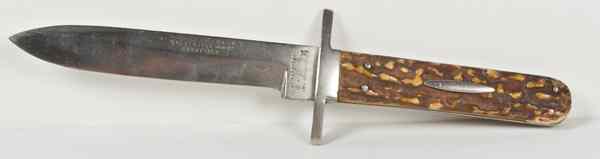 Appraisal: Bowie Knife by IXL '' spear point blade George T