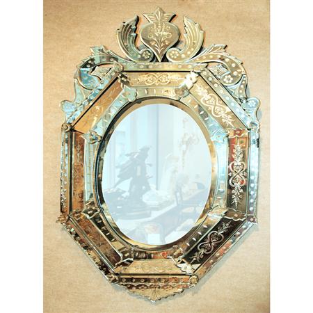 Appraisal: Venetian Mirror Framed Mirror Estimate -