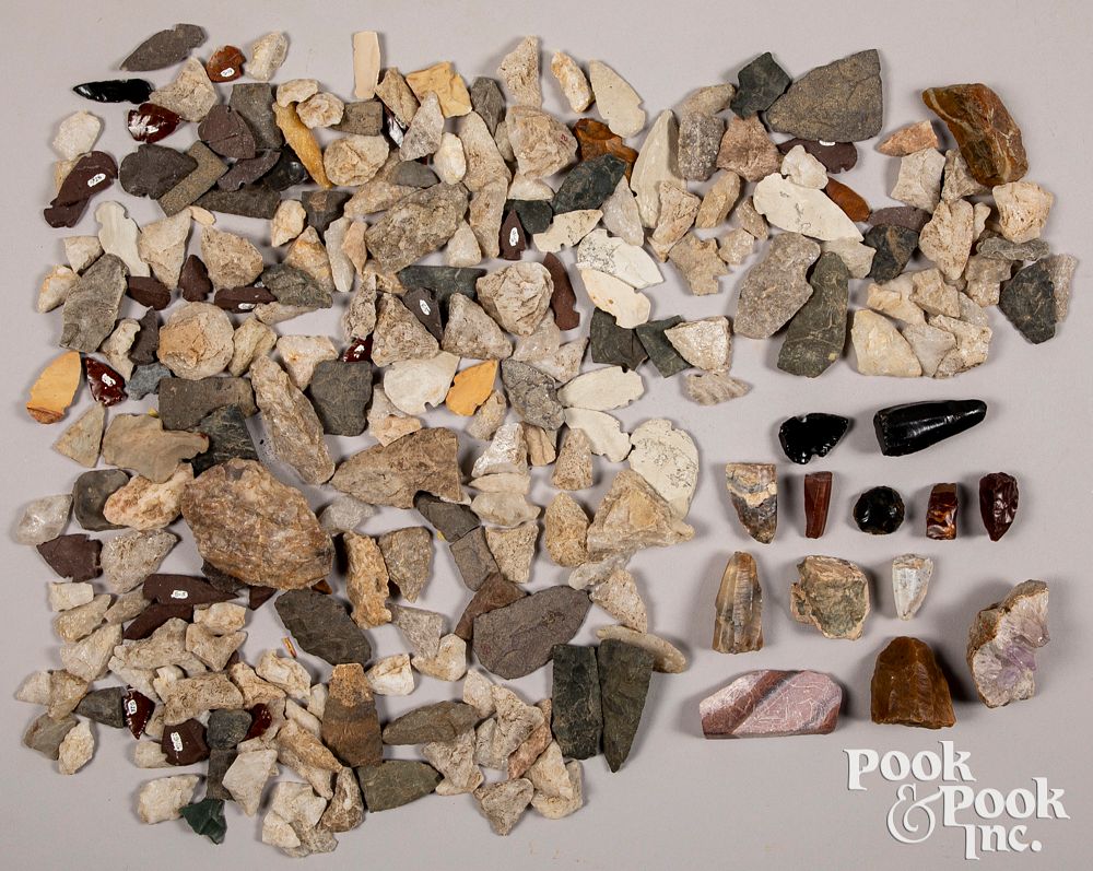 Appraisal: Large collection of mixed stone tools Large collection of mixed