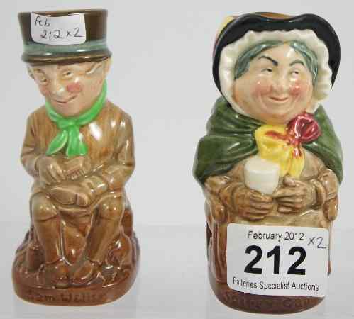 Appraisal: Royal Doulton Small Sized Toby Jugs Sairey Gamp D and