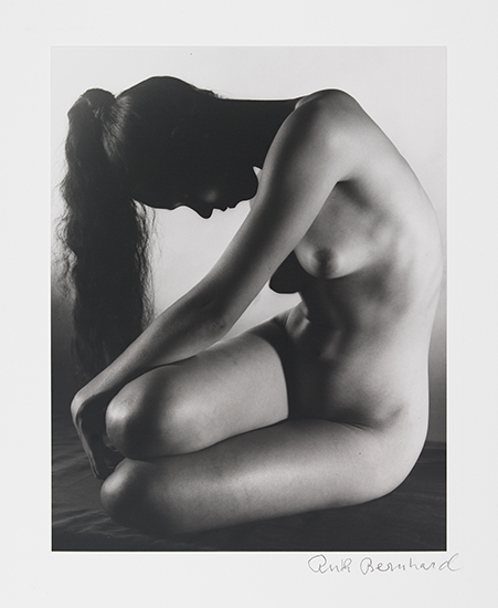 Appraisal: BERNHARD RUTH - Dancer in Repose Silver print x inches