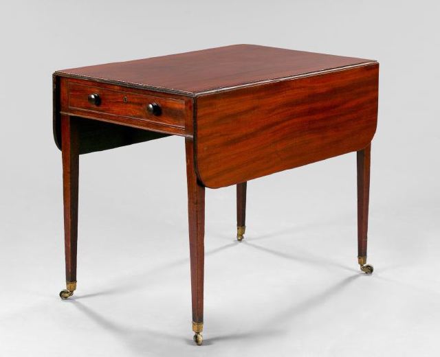 Appraisal: Good English Mahogany Pembroke Table first quarter th century the