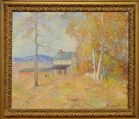 Appraisal: - Gramm Theodore K American Pennsylvania mid- th c oil