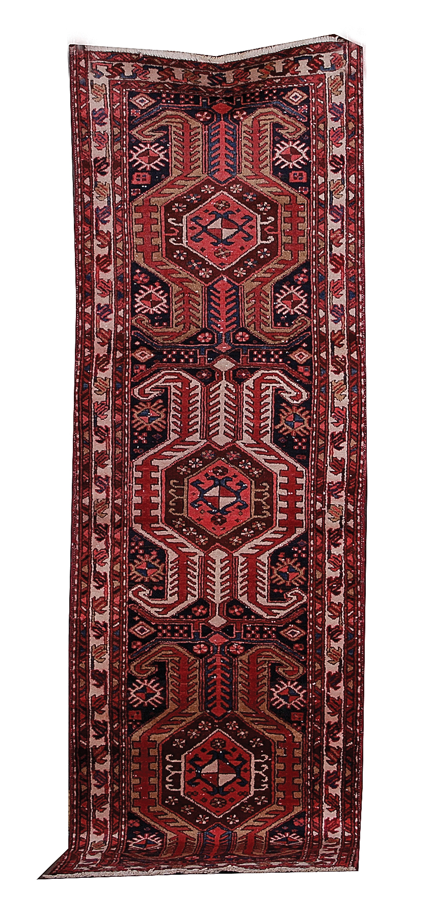 Appraisal: Persian Hamadan runner circa ' x ' Provenance South Carolina