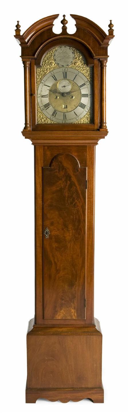 Appraisal: A George III mahogany longcase clock By John Goodfellow Inverness