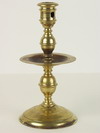 Appraisal: CANDLE STICK - th C English brass candle stick fine