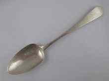 Appraisal: Irish silver A Georgian silver tablespoon Michael Keating Dublin Lt