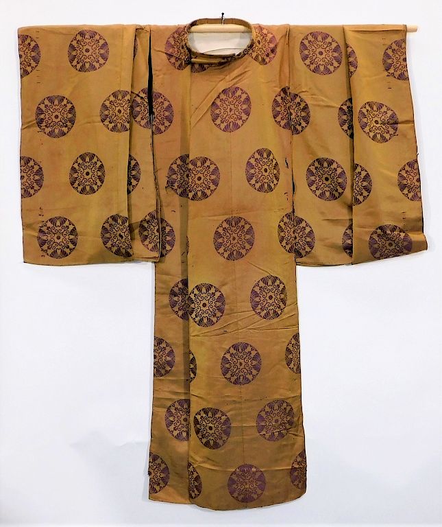 Appraisal: C Japanese Edo Period Kariginu No Costume Japan Circa Hand