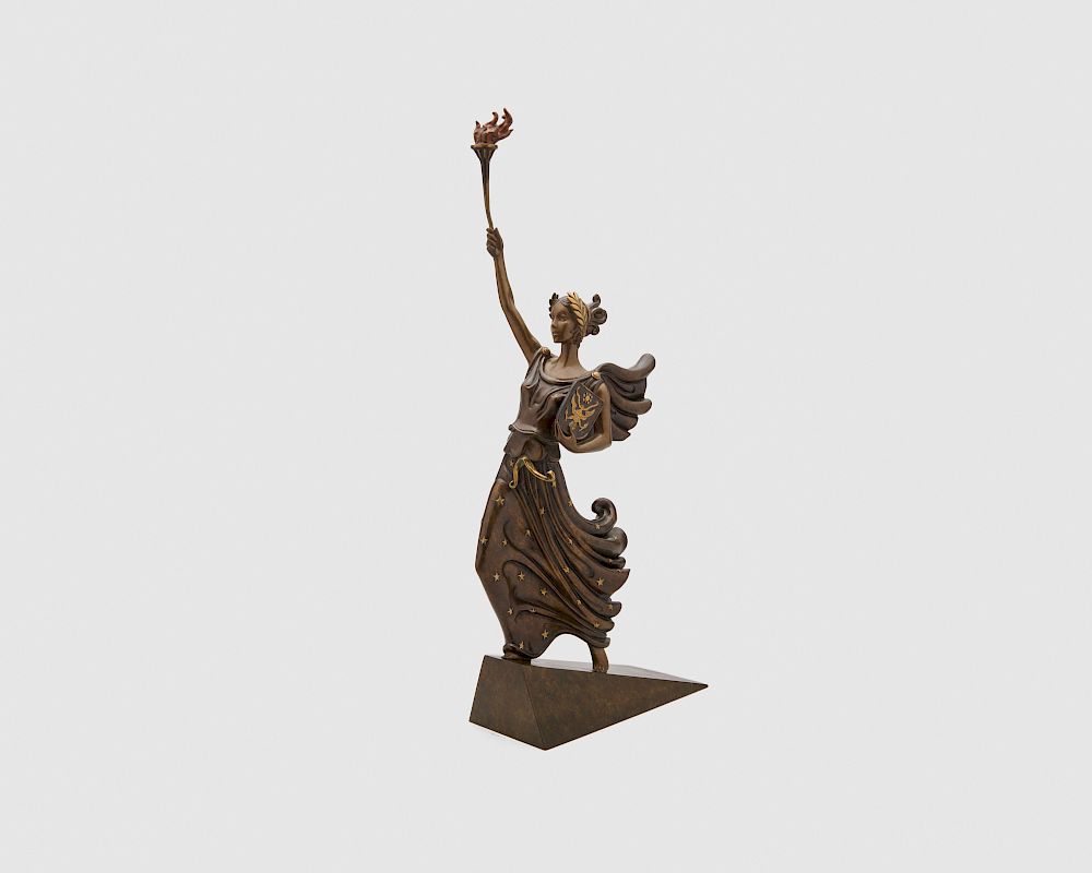 Appraisal: ERT French - Liberte bronze ERT French - Liberte bronze