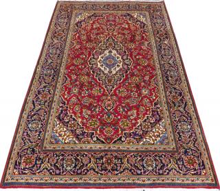 Appraisal: PERSIAN KASHAN WOOL CARPET PERSIAN KASHAN WOOL CARPET - '