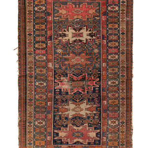 Appraisal: A Caucasian Shirvan Lesghi Wool Rug Circa feet inches x