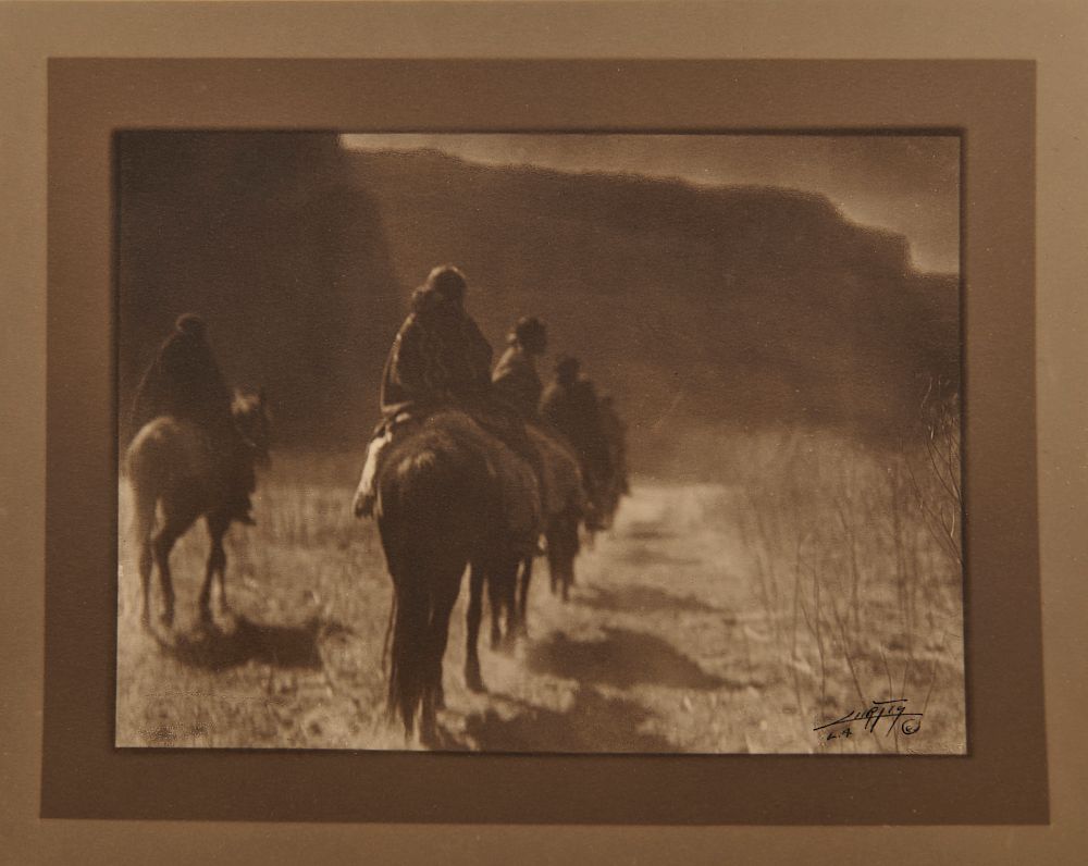 Appraisal: EDWARD SHERIFF CURTIS American - The Vanishing Race double border