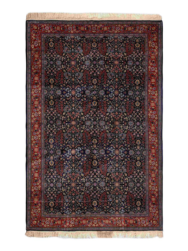 Appraisal: A Hereke Wool Rug A Hereke Wool Rug Second Half