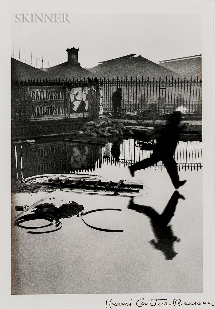 Appraisal: Henri Cartier-Bresson French - Behind the Gare St Lazare Henri