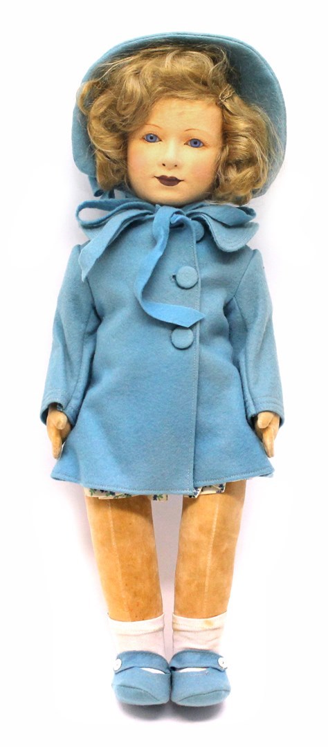 Appraisal: A Chad Valley 'Princess Margaret' felt doll circa from the