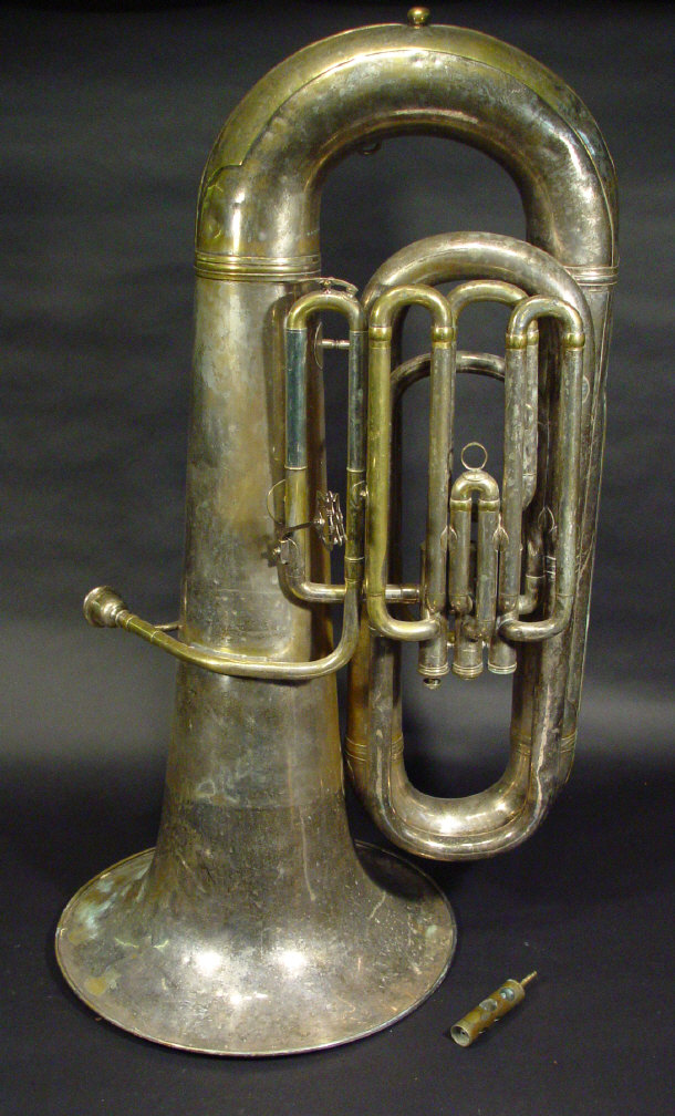 Appraisal: Hawkes and 'Son The Profundo' euphonium with silver plated brass