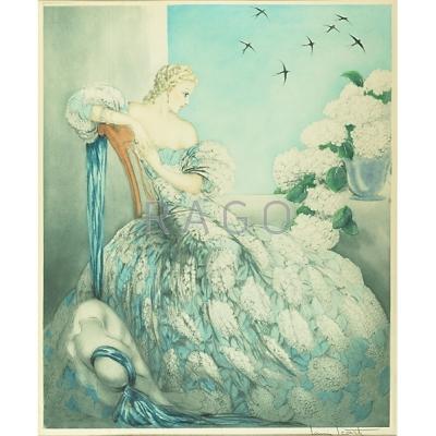 Appraisal: LOUIS ICART French - Drypoint etching and aquatint symphony in