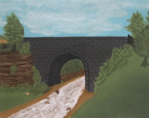 Appraisal: The Stone Bridge Artist Kane John Scottish American - An