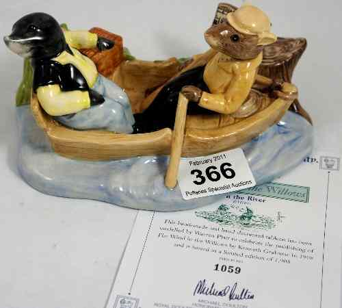 Appraisal: Beswick Ware Tableau Figure The Wind in the Willows on