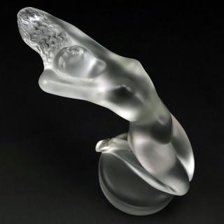 Appraisal: Lalique Crystal Chrysis Medium Female Nude Figurine Signed Lalique France