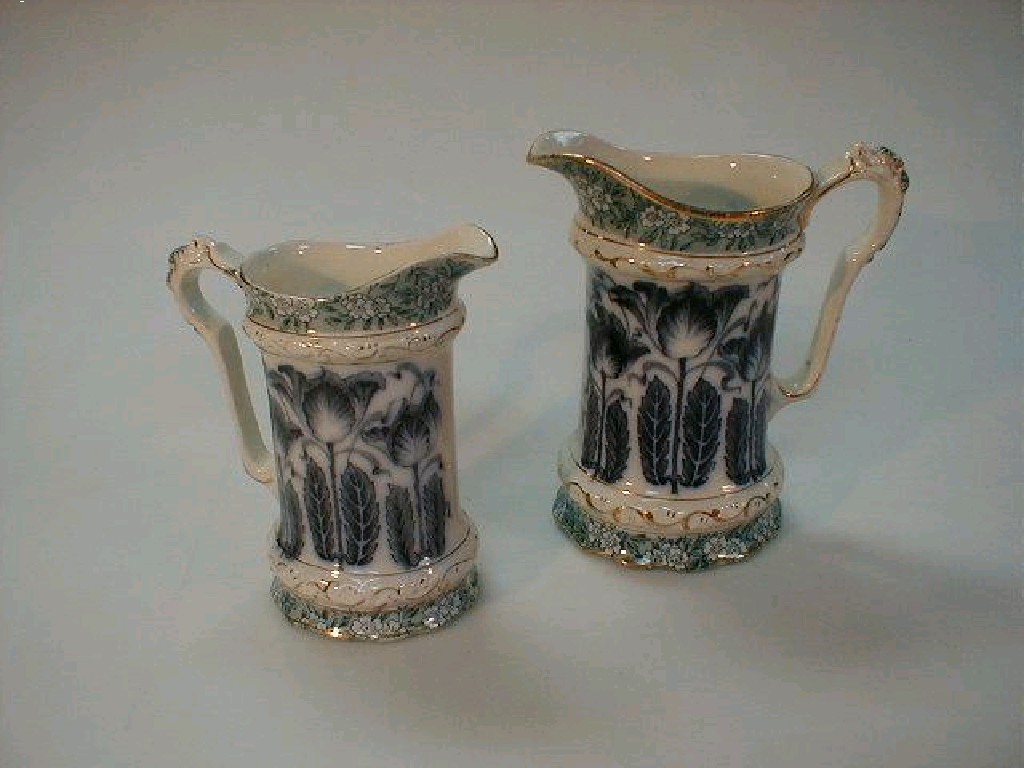 Appraisal: Two graduated Victorian water jugs and