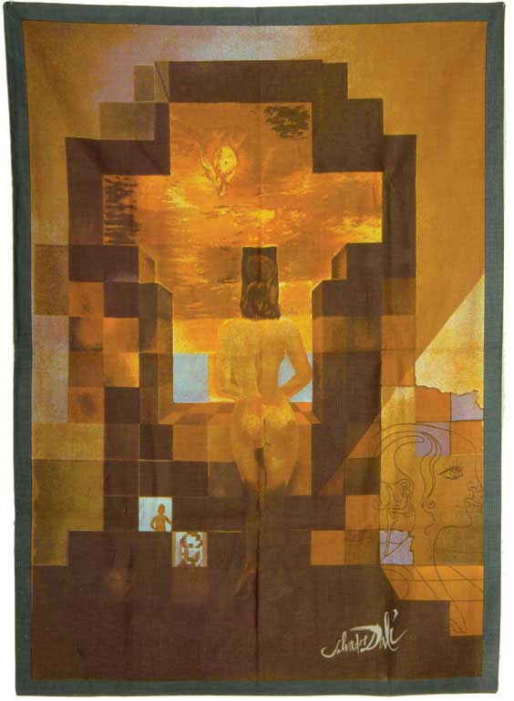 Appraisal: SALVADOR DALI TAPESTRY Limited edition tapestry after Salvador Dali Spanish