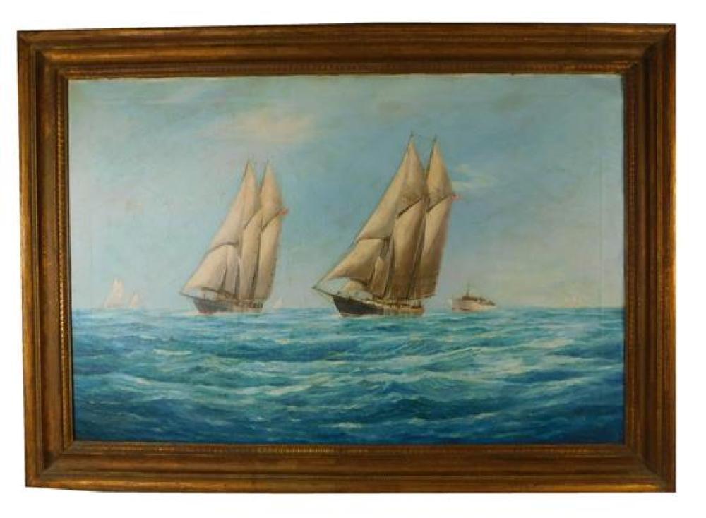 Appraisal: John Arnold American th C framed oil on canvas International