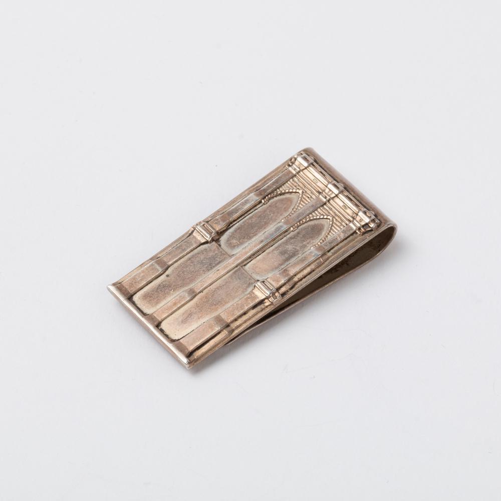 Appraisal: TIFFANY CO STERLING BROOKLYN BRIDGE MONEY CLIP Tiffany Co sterling