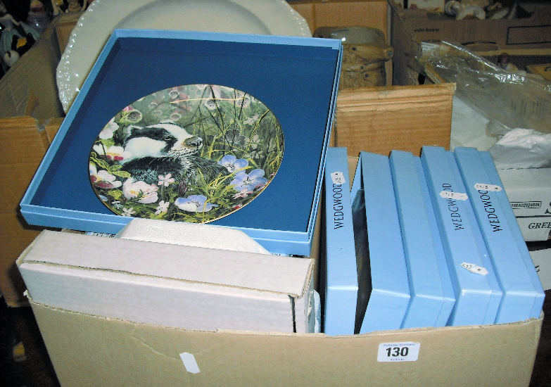 Appraisal: A Collection of Wedgwood Plates to include Clarice Cliff Nasturtiun