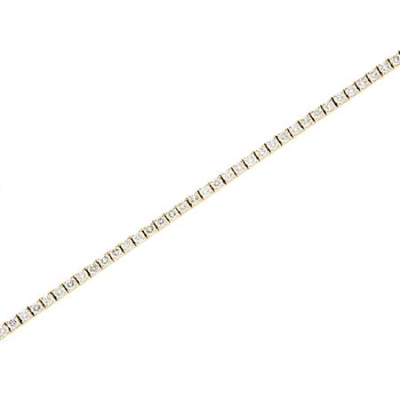 Appraisal: Gold and Diamond Bracelet Estimate -