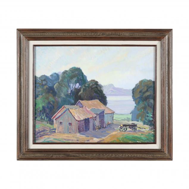 Appraisal: LOUIS BONSIB AMERICAN - THE HIDEAWAY Oil on canvas board