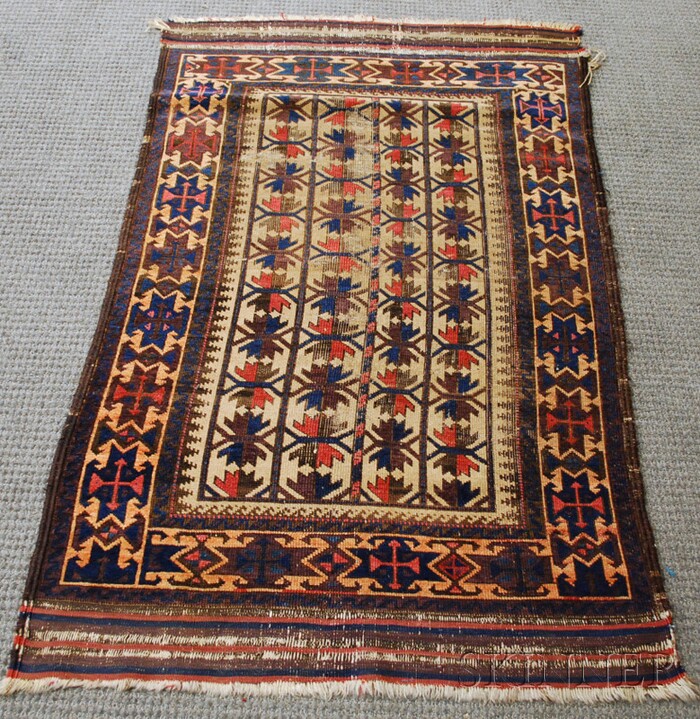 Appraisal: Baluch Rug Northeast Persia th century ft in x ft