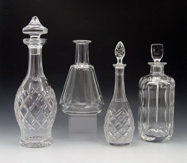 Appraisal: CRYSTAL DECANTERS INCLUDING ORREFORS BACCARAT '' - ''CONDITION Hairline on