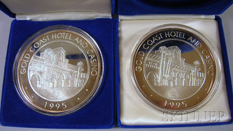 Appraisal: Pair of Silver Commemorative Coins each troy lb from Gold