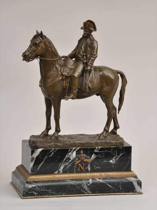 Appraisal: AFTER PINEDO EQUESTRIAN OF NAPOLEON THE GENERAL Bronze inscribed signature