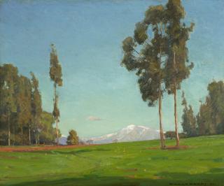 Appraisal: William Wendt A N A View of Mount Baldy signed