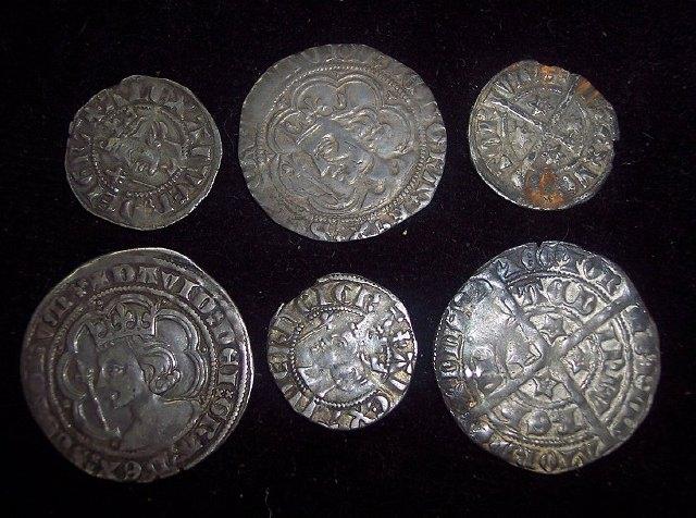 Appraisal: Miscellaneous Scottish hammered silver coins including three groats and three