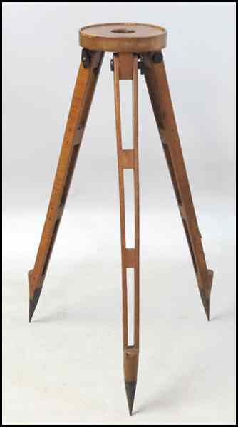 Appraisal: MAPLE TRIPOD PEDESTAL Height '' Condition No Specific Condition Recorded