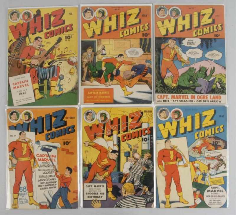 Appraisal: Lot of s Whiz Comics Description This lot includes issues