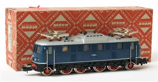 Appraisal: M rklin HO Gauge Electric Locomotive blue and silver body