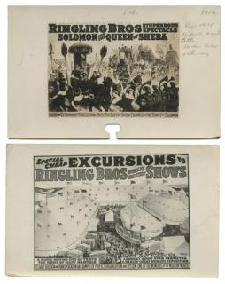 Appraisal: Strobridge Lithograph Co Circus Poster Photo Archive Cincinnati - A