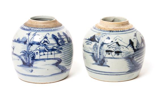 Appraisal: Sale Lot A Pair of Chinese Export Porcelain Jars th