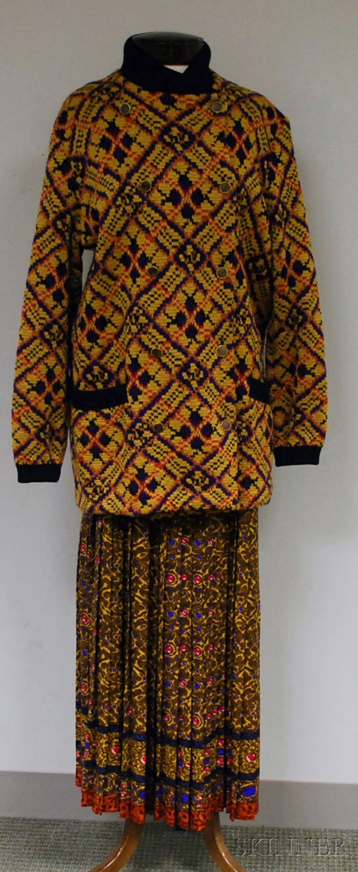 Appraisal: Lady's Yves Saint Laurent Rive Gauche Two-piece Ensemble labeled a